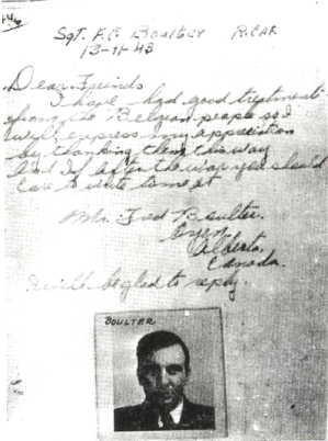 Frederic Charles Boulter / R103971